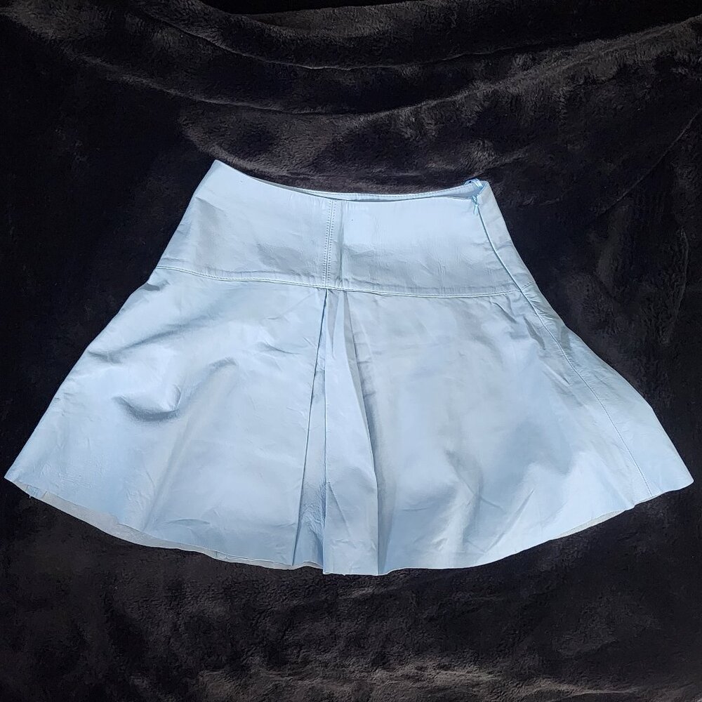 Pinko Leather Mini Skirt